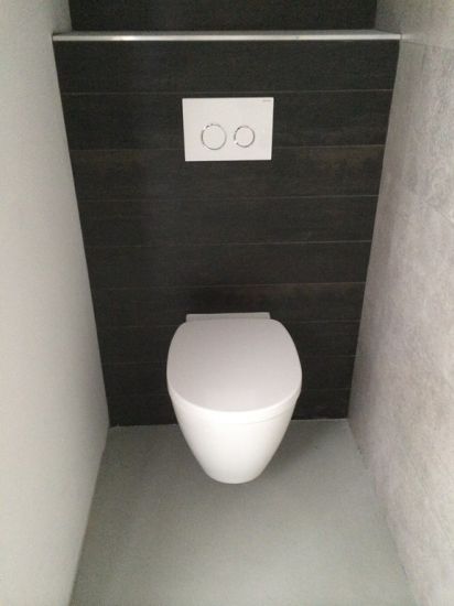 Cuvette w-c habillage en Corian